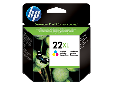 HP 22 XL 3-väri mustekasetti