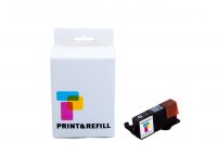 Print & Refill CLI-526GY harmaa täytetty mustekasetti