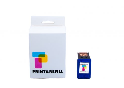 Print & Refill HP 22 XL täytetty 3-väri mustekasetti
