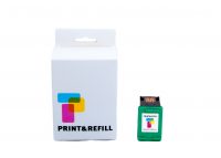 Print & Refill HP 344 musta täytetty mustekasetti