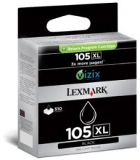 Lexmark 105 XL musta mustekasetti