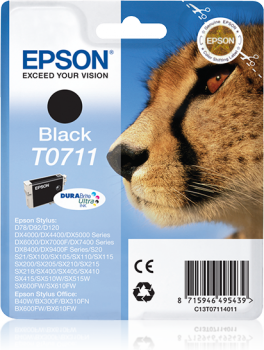 Epson T0711 musta mustekasetti