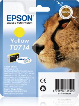 Epson T0714 keltainen värikasetti