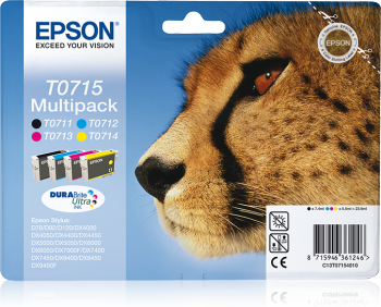 Epson T0715 4-väripaketti mustekasetteja