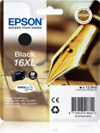 Epson 16 XL / T1631 XL musta mustekasetti