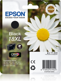 Epson 18 XL / T1811 musta mustekasetti