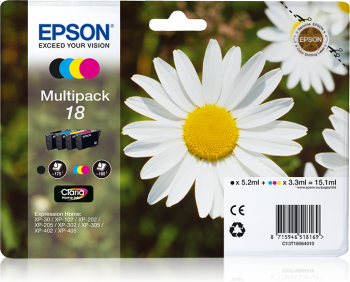 Epson 18 / T1806 4-väripaketti mustekasetteja