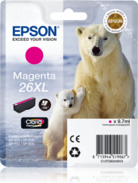 Epson 26 XL / T2633 magenta mustekasetti