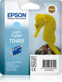 Epson T0485 vaalea syaani mustekasetti