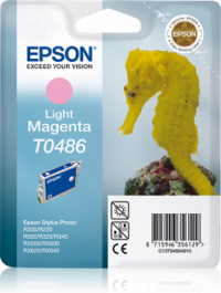 Epson T0486 vaalea magenta mustekasetti