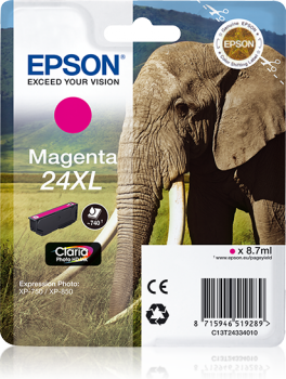 Epson 24 XL magenta mustekasetti