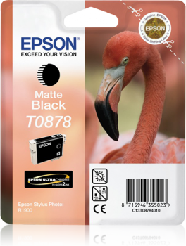 Epson T0878 mattamusta mustekasetti