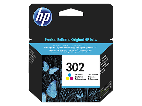 HP 302 3-väri mustekasetti