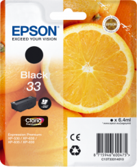 Epson 33 musta mustekasetti