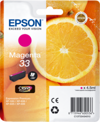 Epson 33 magenta mustekasetti