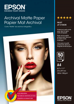 Epson Archival Matte Paper A4 189g (50)
