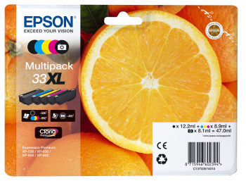 Epson 33 XL 5-väripakkaus mustekasetteja