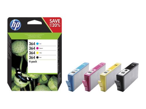 HP 364 4-väripaketti mustekasetteja