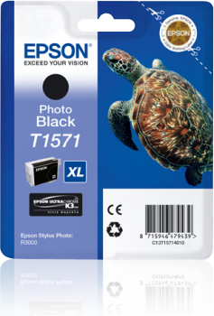 Epson T1571 valokuvamusta mustekasetti