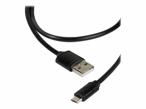 USB- microUSB-kaapeli 1.2 m musta Vivanco