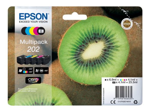 Epson 202 5-väripaketti mustekasetteja