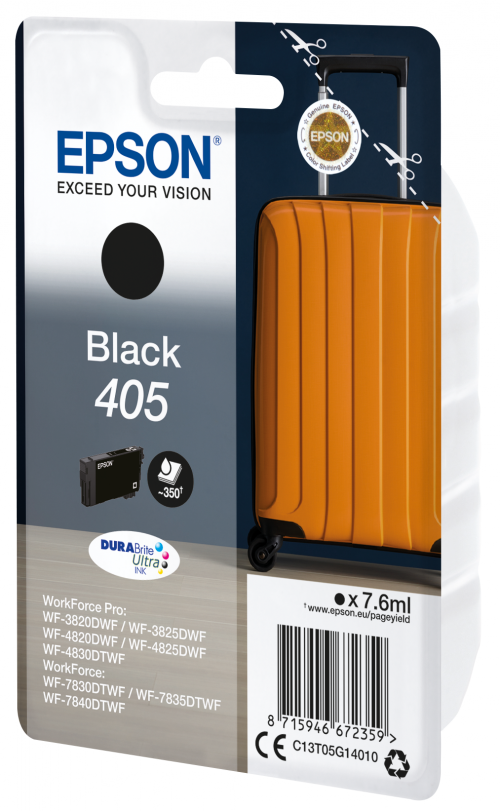 Epson 405 musta mustekasetti