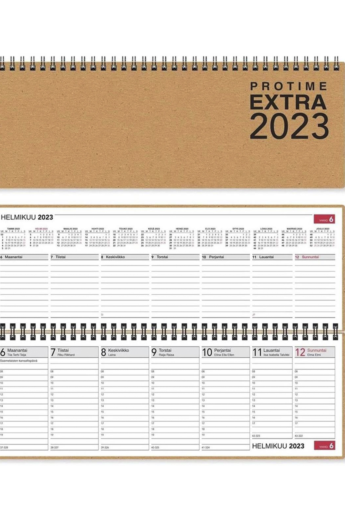 Pöytäkalenteri Protime Extra EKO 2023