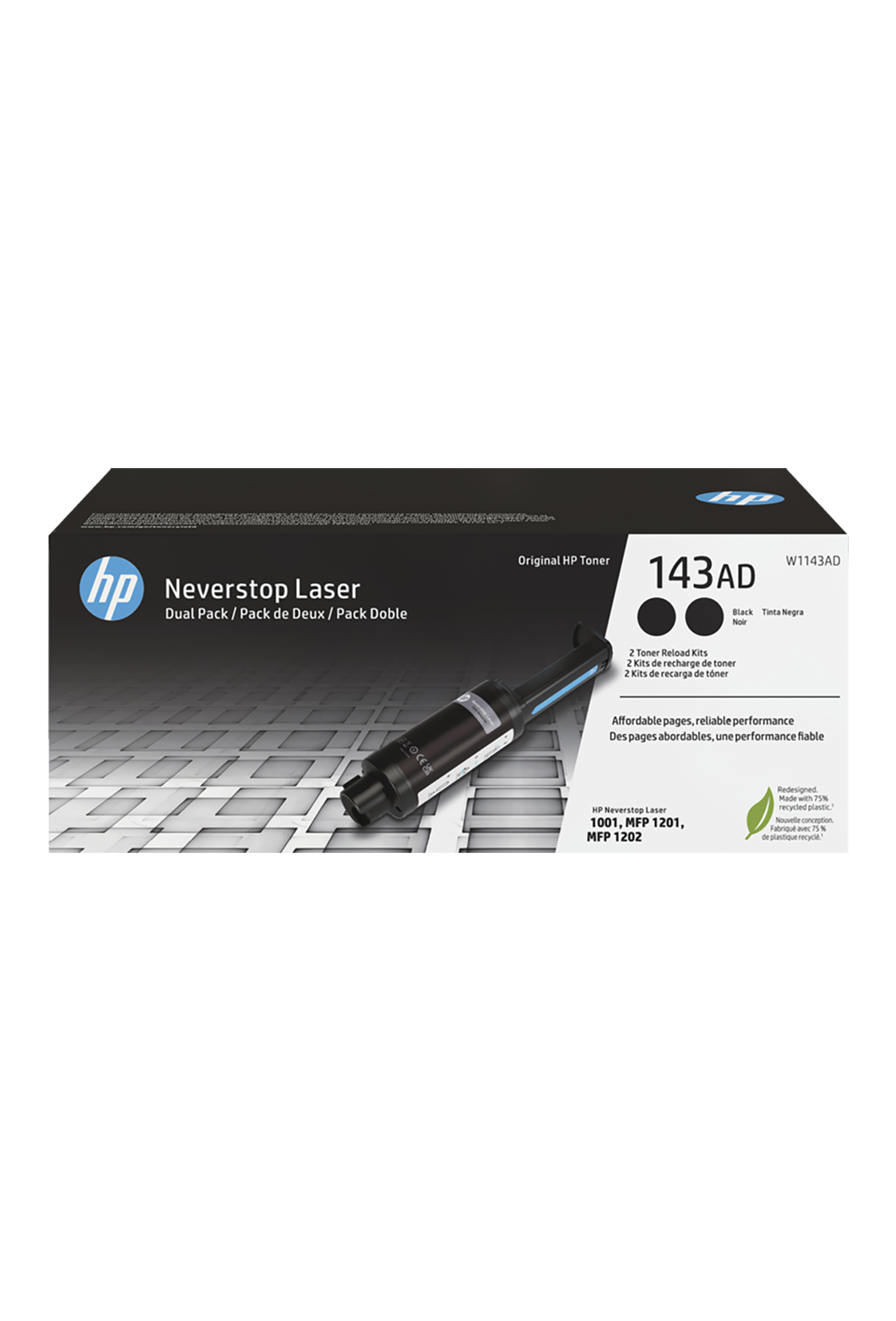 HP W1143AD Neverstop Laser täyttöpakkaus x 2